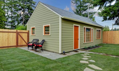 Small,Green,And,Orange,Guest,House,In,The,Back,Yard